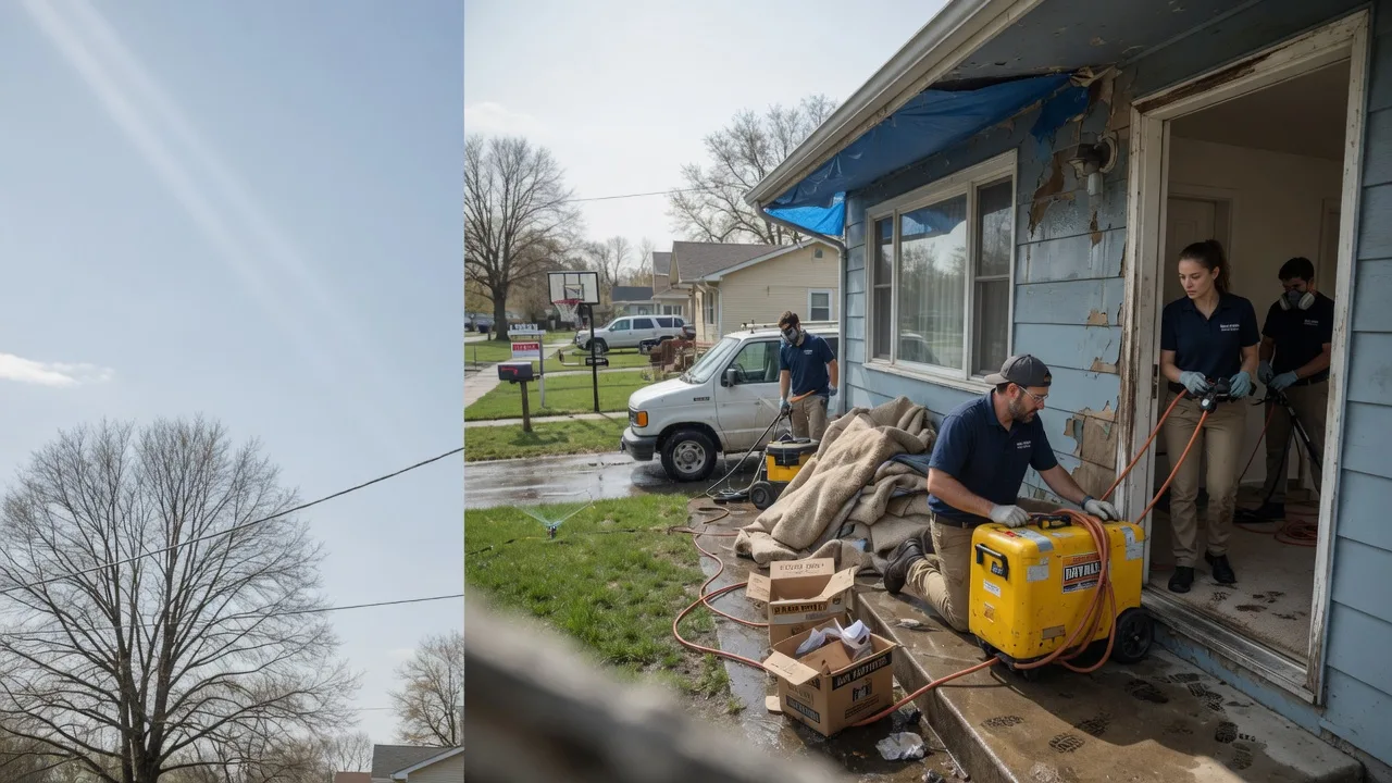 Basement Flood Cleanup in Aurora, KS near me